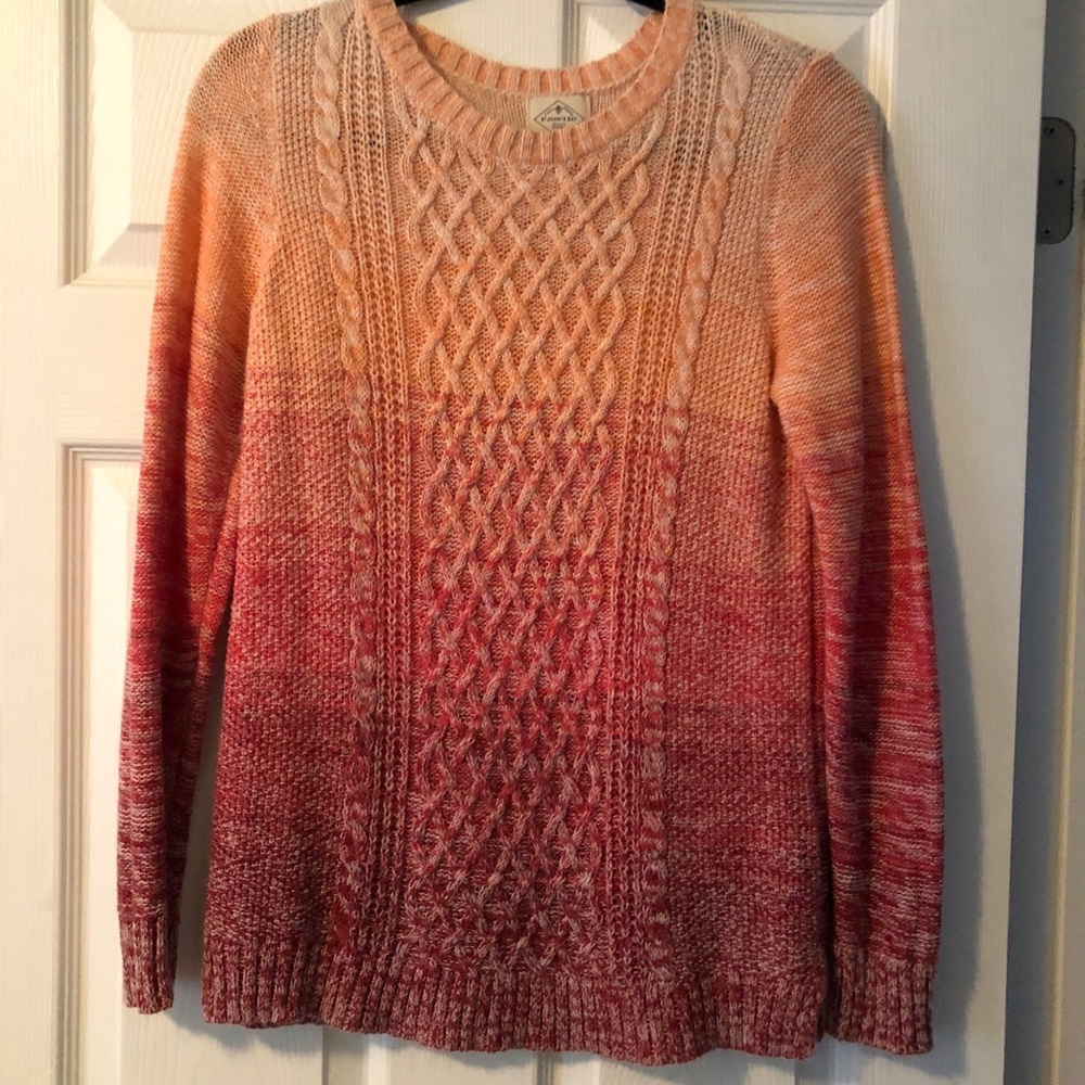 Comfortable ombré sweater!